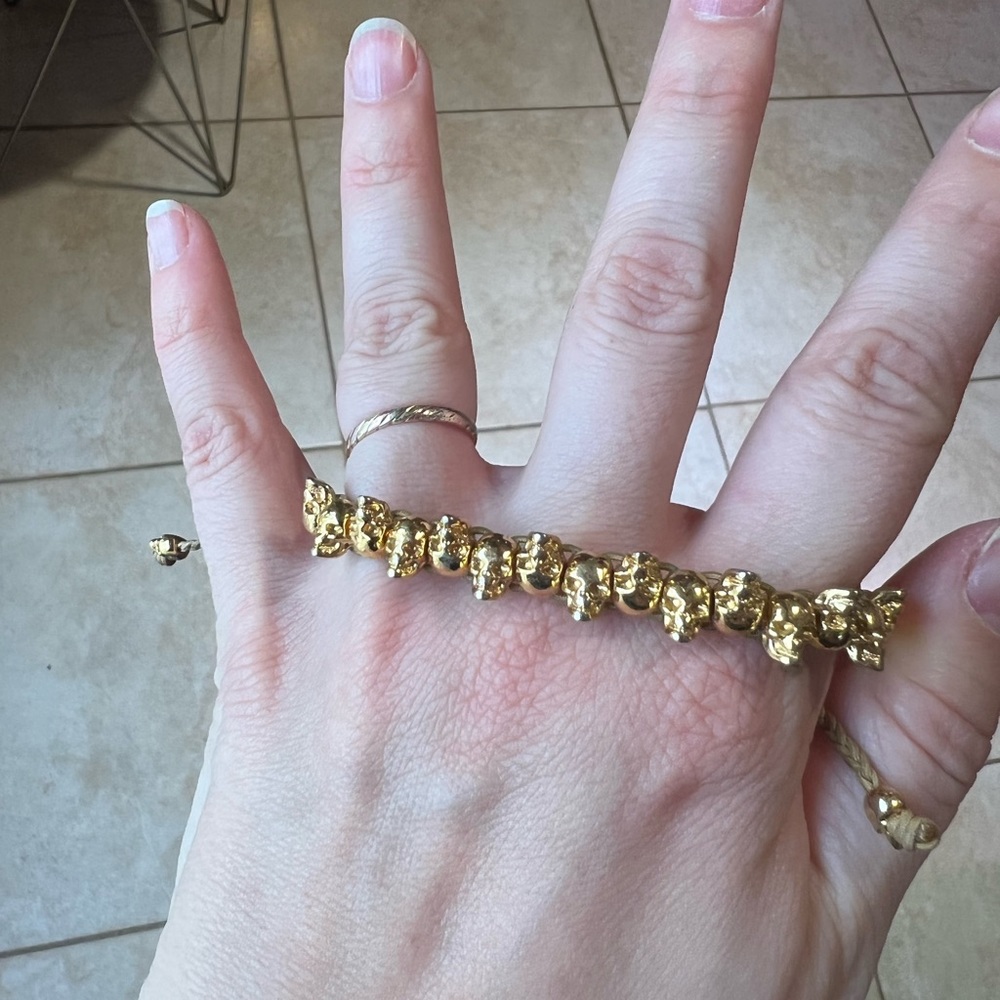 Vintage skull bracelet